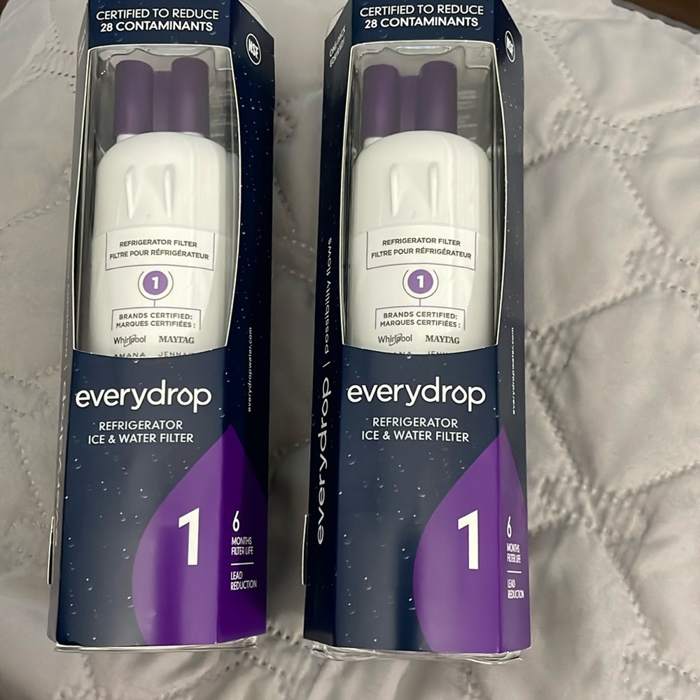 (2) Ever drop #1 water filters